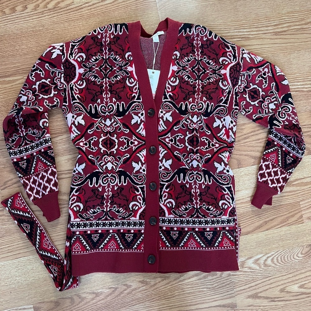 🏷️ Chelsea & Violet Cotton Knit Cardigan. Size Small NWT
